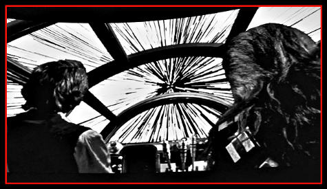 Star Wars clip seen in the Great Movie Ride at Disney's Hollywood Studios, Walt Disney World, Orlando, Florida