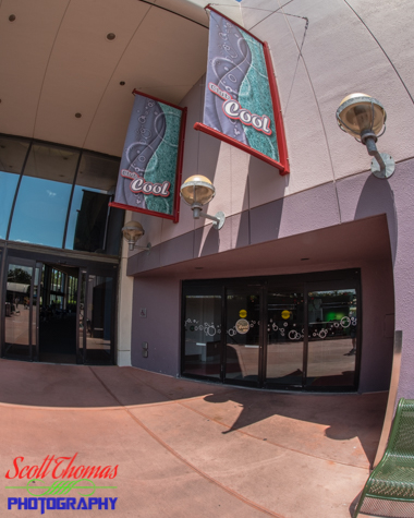Entrance to Club Cool in Epcot's Future World, Walt Disney World, Orlando, Florida