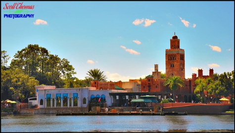 Morocco pavilion in Epcot's World Showcase, Walt Disney World, Orlando, Florida