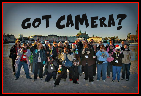Cameras of all types were used on an All Ears Photo Walk around Cresent Lake, Walt Disney World, Orlando, Florida