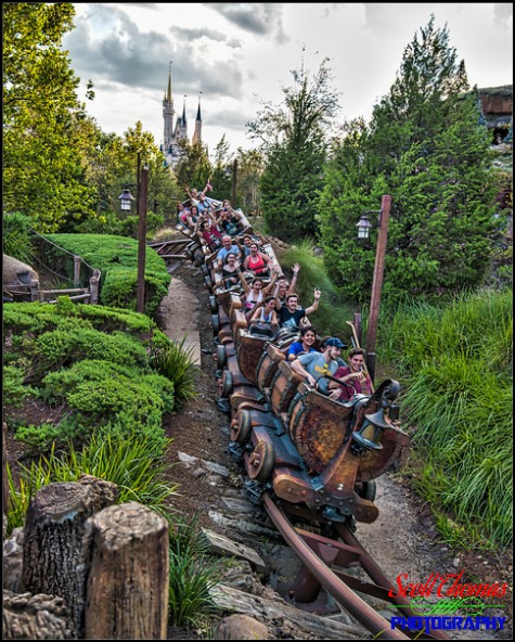 Seven Dwarfs Mine Train at Fantasyland in the Magic Kingdom, Walt Disney World, Orlando, Florida