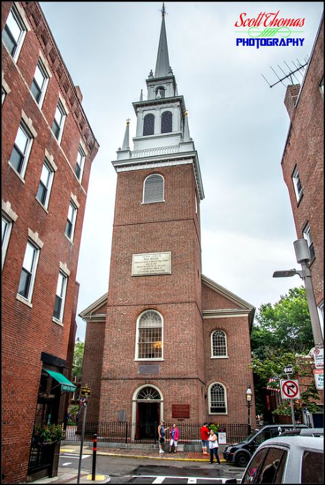 Old North Church in Boston, Massachusetts