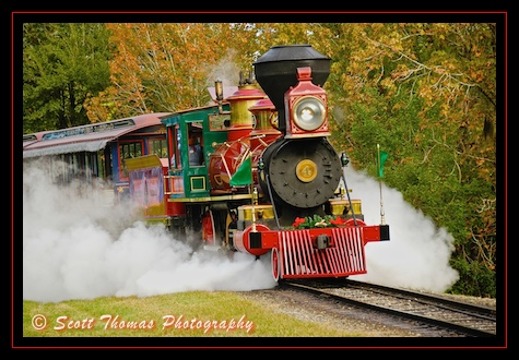 The Roy O. Disney train in the Magic Kingdom, Walt Disney World, Orlando, Florida