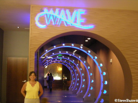 Donna at the Contemporary Wave Restaurant
