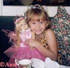 Shelby with her Perfetly Princess Doll