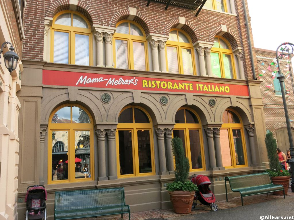 Exterior Pictures of Mama Melrose's Ristorante Italiano in Disney World