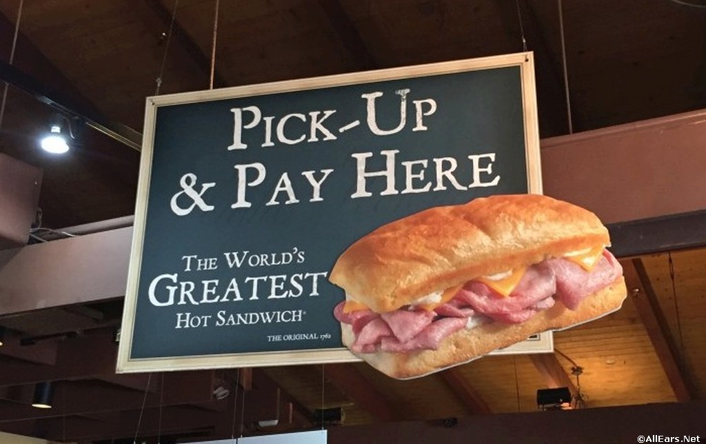 earl of sandwich menu board