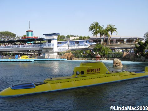 Disneyland Nemo and Monorail