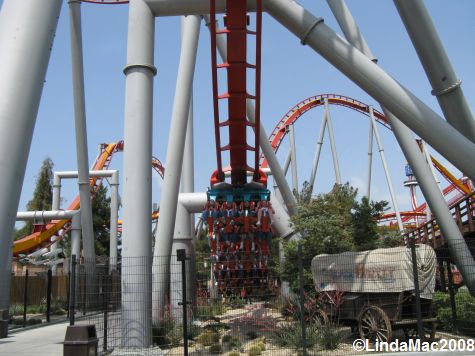 Silver Bullet coaster  Knott's Berry Farm