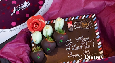 Mother's Day Chocolate Postcard at Disney Springs Amorette's Patisserie