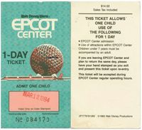 83 1 day Epcot Child