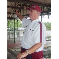 Meet Rosko! He has enough jokes to make your wait for the monorail seem too short