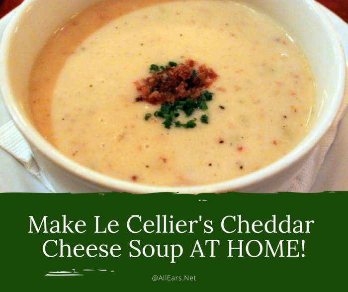 Le Cellier's Cheddar Cheese Soup Recipe