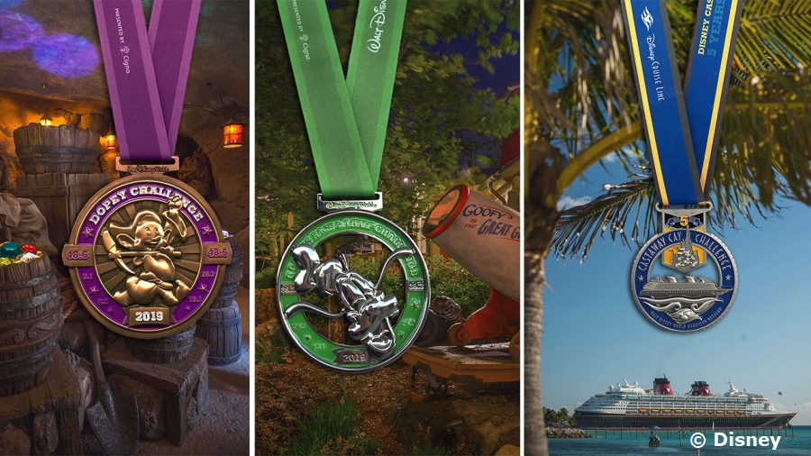 Disney Marathon Medals