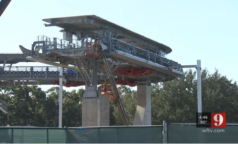 Disney Skyliner Construction