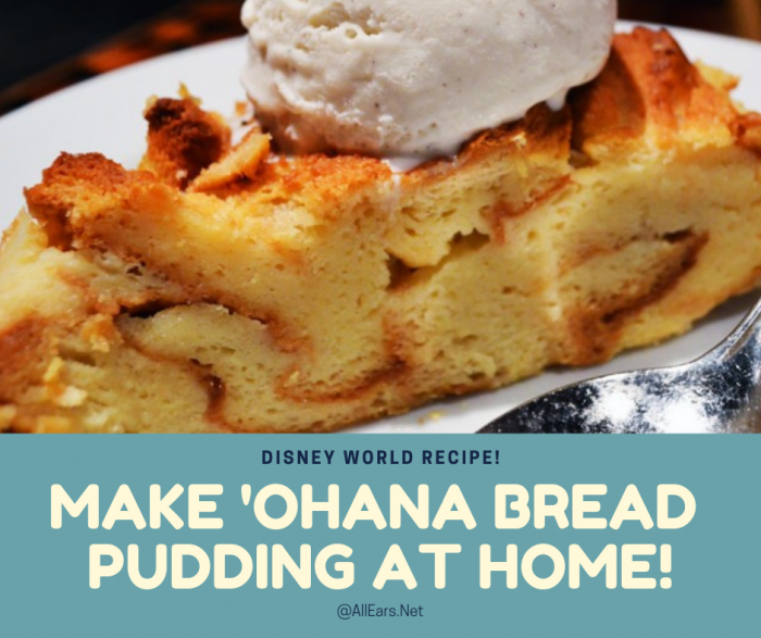 'Ohana bread pudding recipe