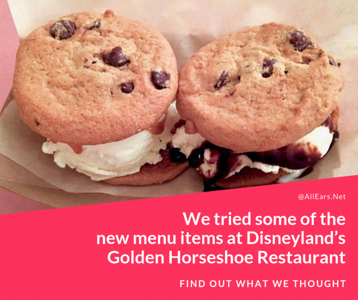 Disneyland's Horseshoe Menu Items