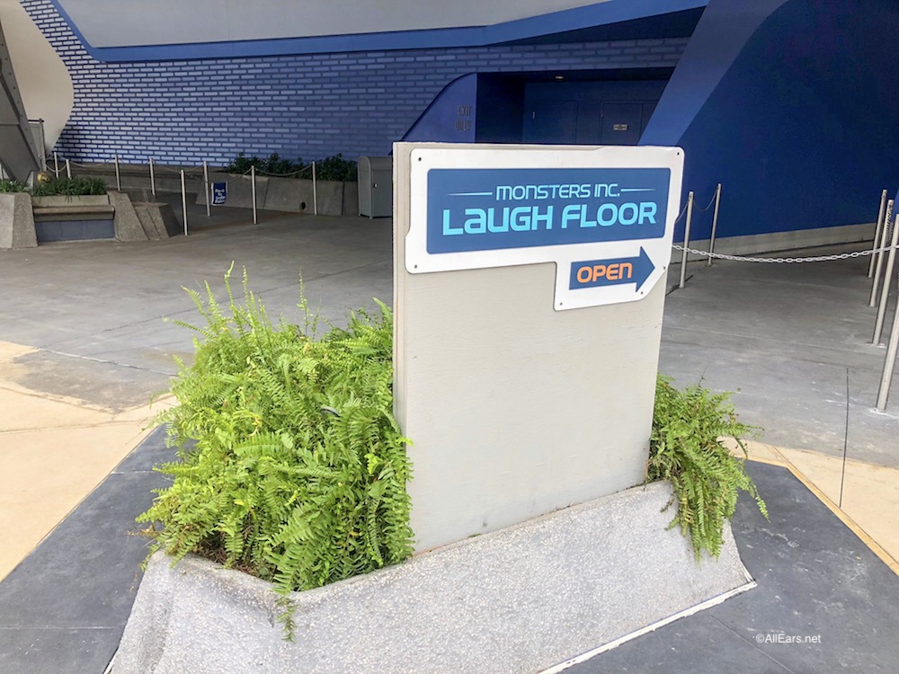 bioreconstruct on X: New Monsters Inc Laugh Floor sign in Tomorrowland.   / X