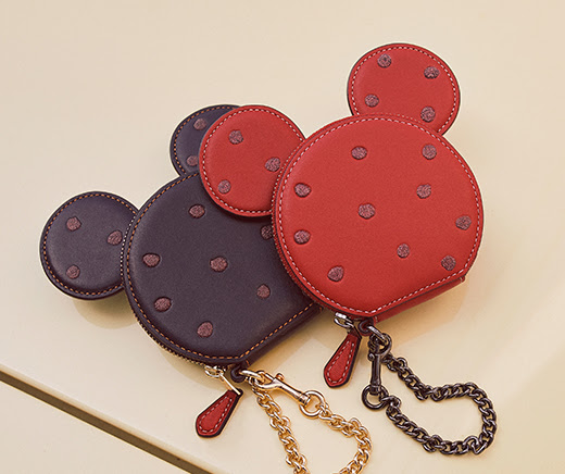 COACH Disney x Coach Minnie Mouse Small Patch Zip-Around Wallet