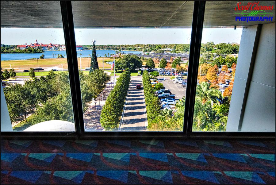 Contemporary Resort's Holiday Promenade