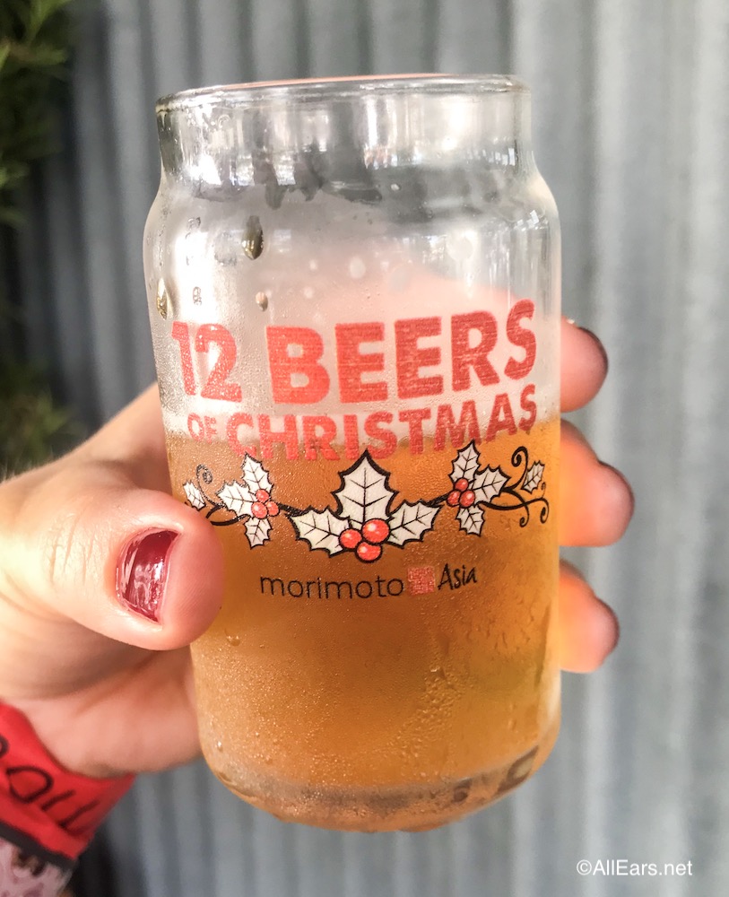 The 12 Beers of Christmas at Morimoto Asia in Disney Springs