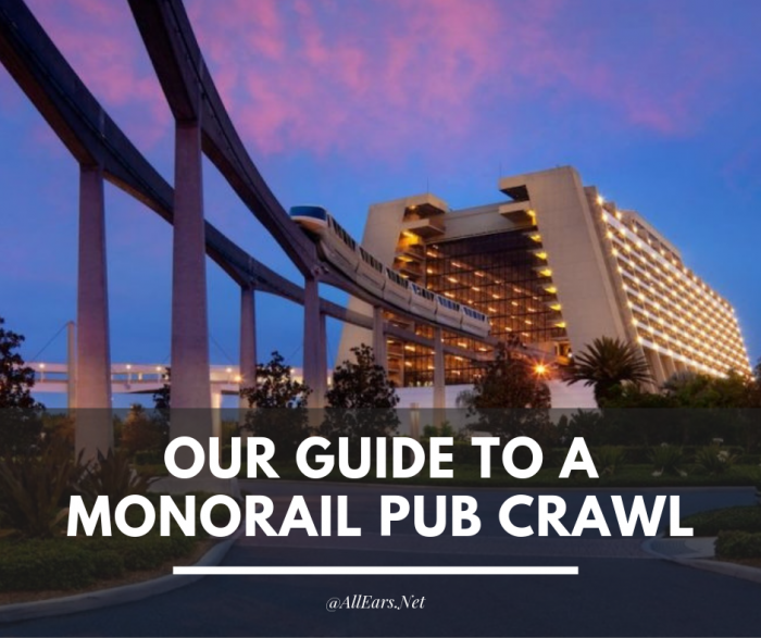 Monorail Pub Crawl at Disney World
