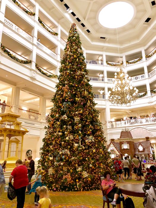 Grand Floridian Resort Christmas Tree by Merrie