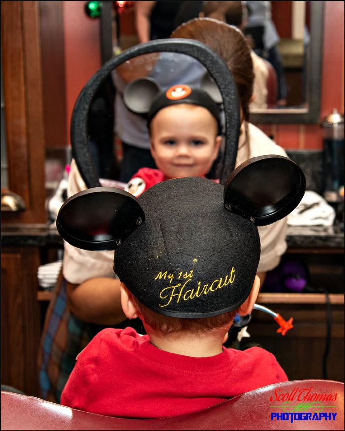 1st Haircut at Harmony Barber Shop