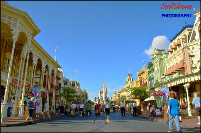 View Down Main Street USA