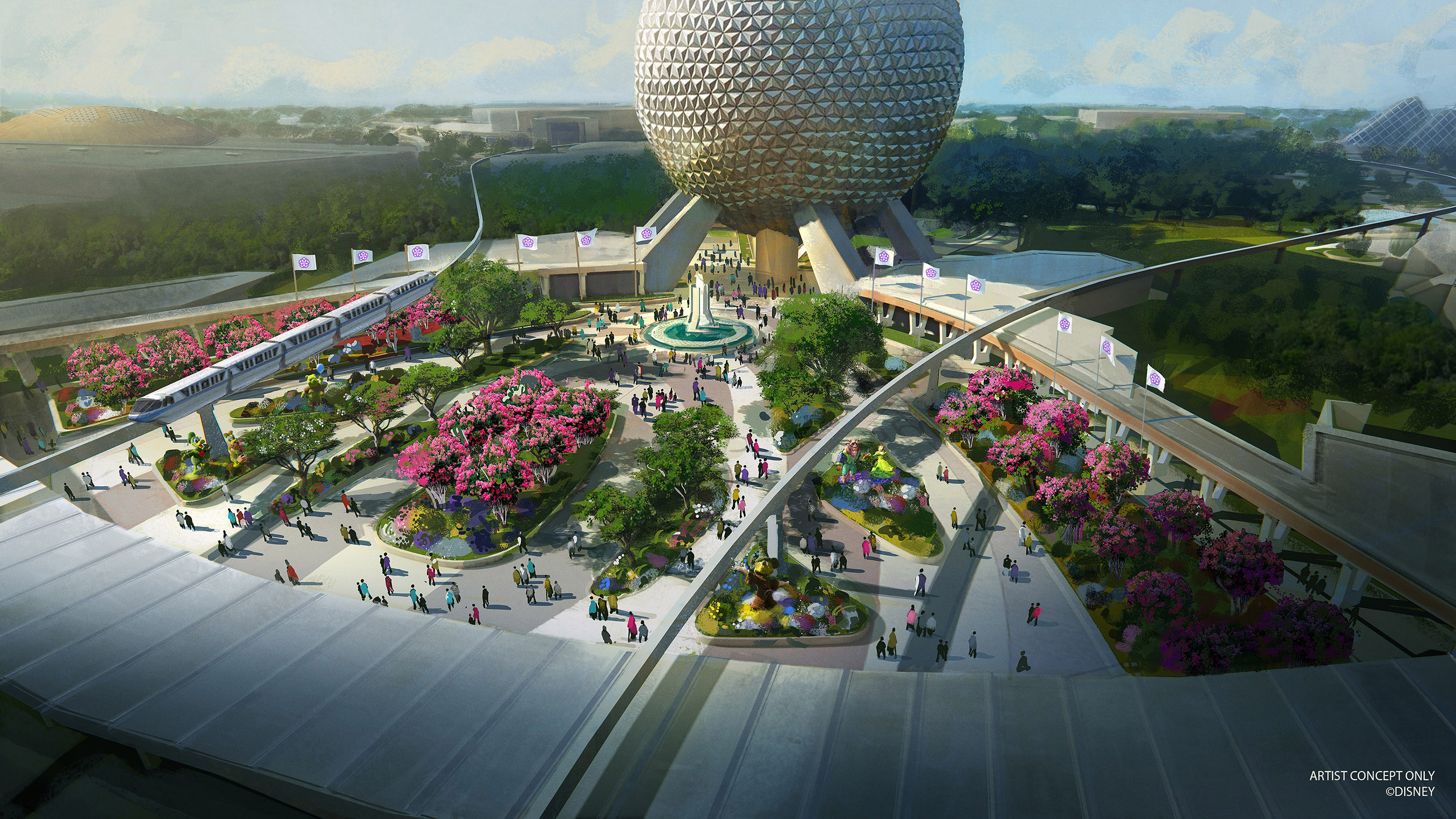 NEWS: Epcot's Transformation Continues with New Entrance and New Play