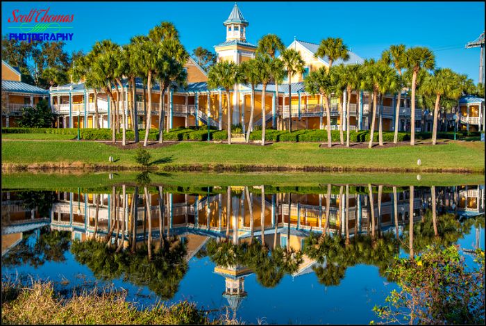 Caribbean Beach Resort Reflection Landscape