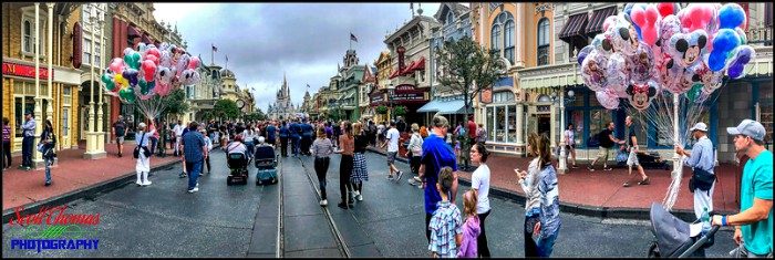 iPhone Pano Main Street USA