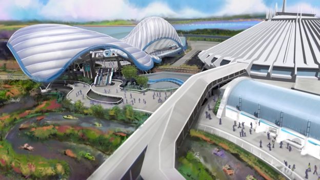 Tron attraction concept art