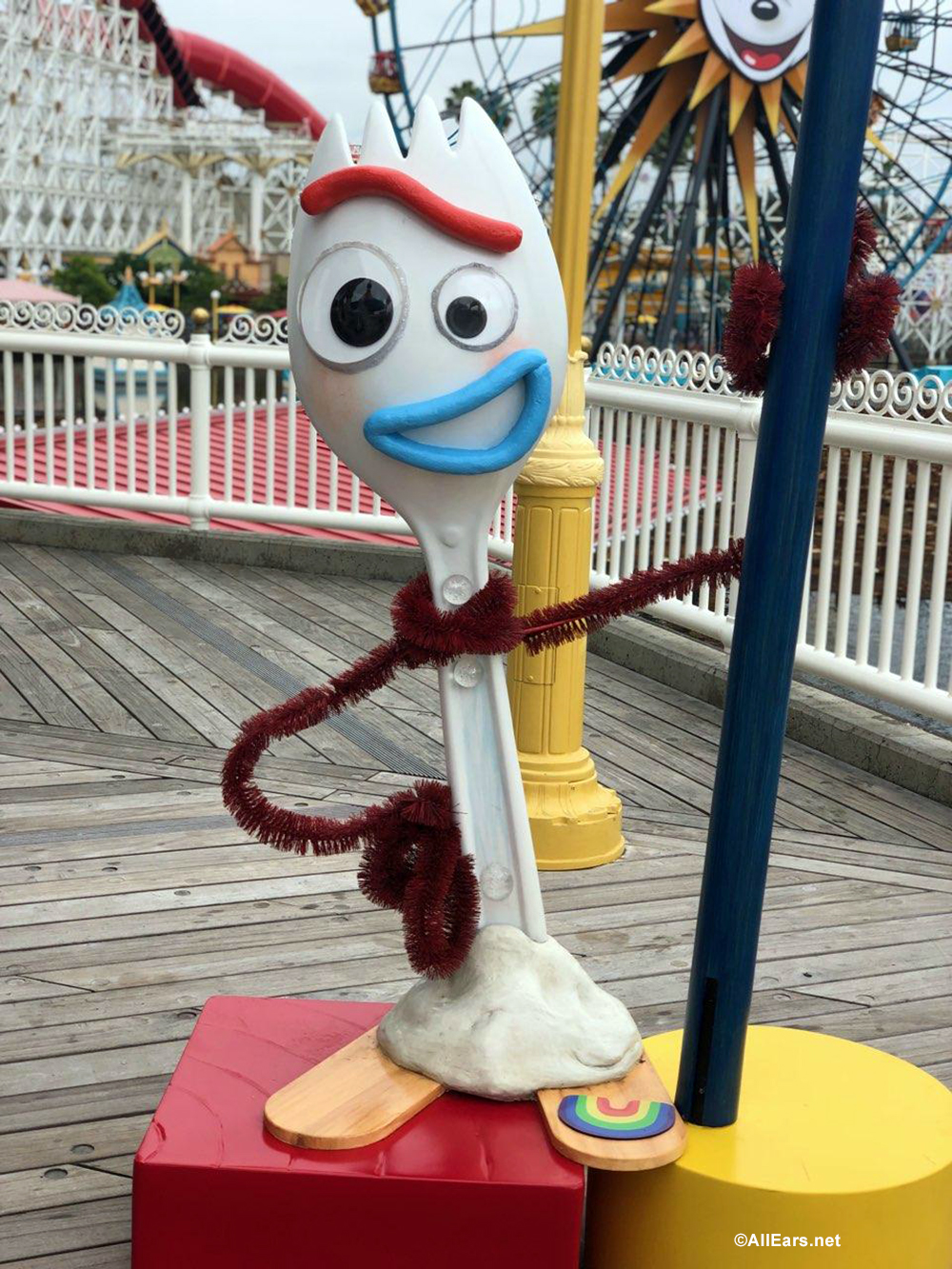 Forky from Toy Story 4 Appears in California Adventure for Your
