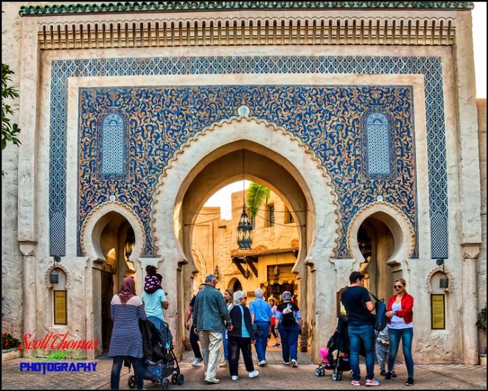 Morocco Bab Boujeloud Gate