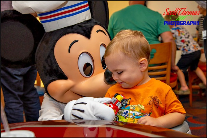 Chef Mickeys Character Meal with Mickey Mouse