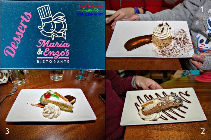 Maria and Enzos Ristorante Desserts