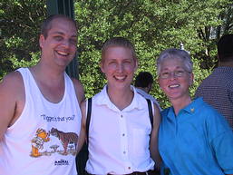 Tim, Barb, Deb 2001 Walt Disney World