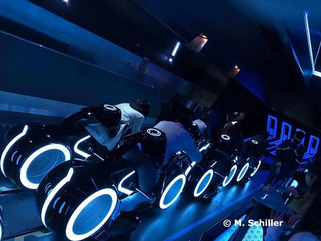 tron coaster at shanghai disneyland