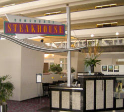 Contemporary Councorse Steakhouse Entrance
