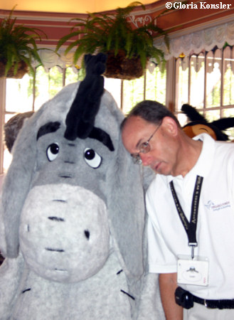 Plaza Inn Character Breakfast - Gary and Eeyore