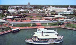 Magic Kingdom Entrance from Above