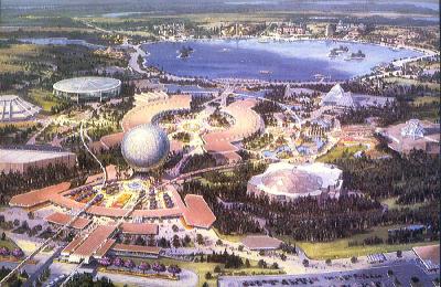Epcot Center Postcard