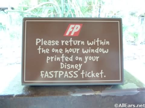 Animal Kingdom FastPass Signs