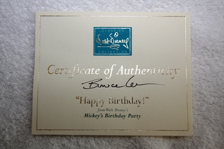 Certificate of Authenticity
