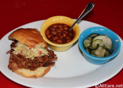 Slow-smoked Pulled Pork Sandwich - Whispering Canyon Cafe - Wilderness Lodge