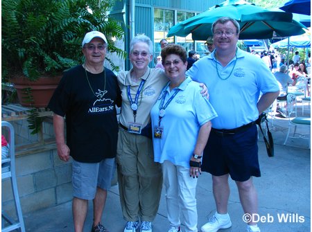 Mike Bachand, Glo, Jack Spence and Deb AllEars Meet and Greet