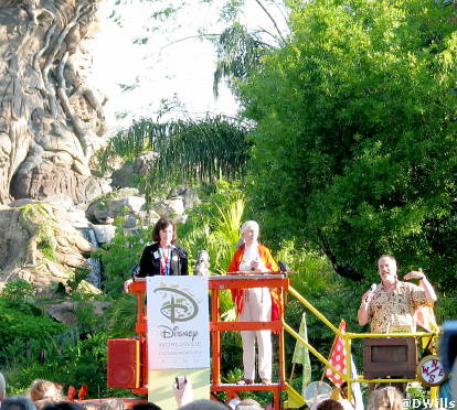 Animal Kingdom Re-Dedication Ceremony with Erin Wallace, Joe Rohde and Jane Goodall