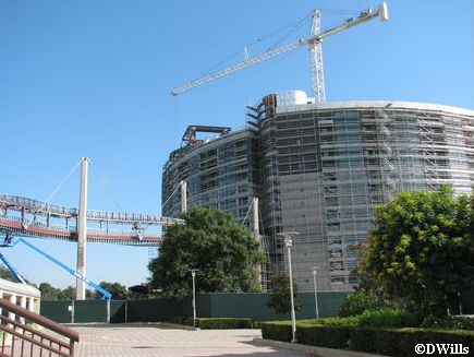 Bay Lake Tower Construction September 2008