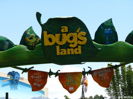 A Bug's Land Signage in Disney's California Adventure